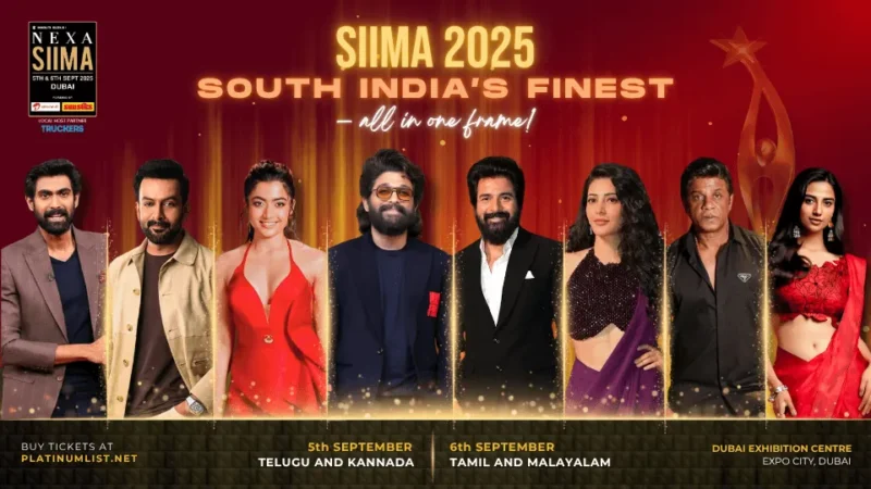 Tickets To SIIMA 2025 Dubai