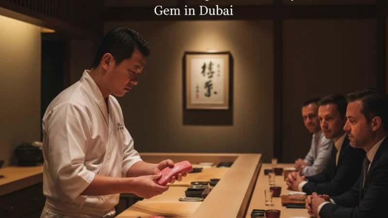 Hōseki- A Michelin-Starred Japanese Culinary Gem in Dubai