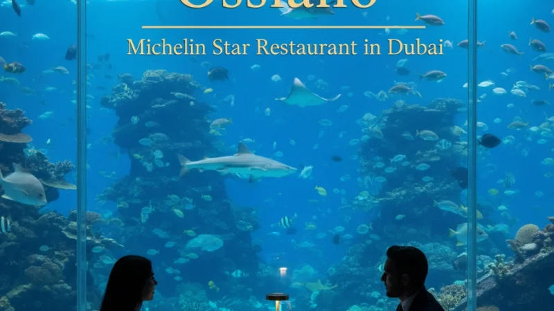 Ossiano- Michelin Star Restaurant in Dubai