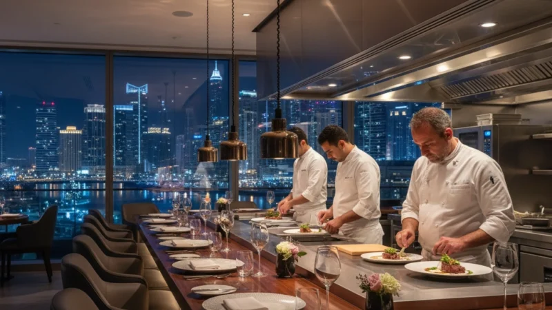 Row on 45- Experience Two Michelin Stars in Dubai Marina