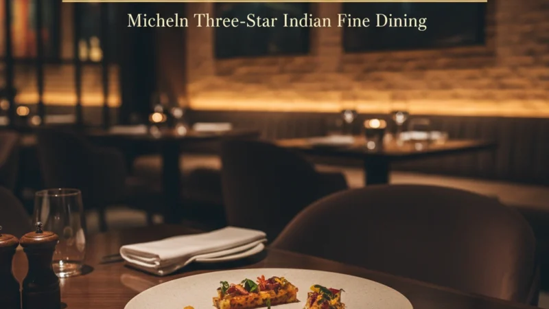Trèsind Studio Dubai- Michelin Three-Star Indian Fine Dining