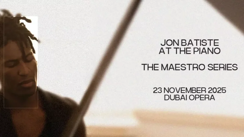 Jon Batiste at Dubai Opera