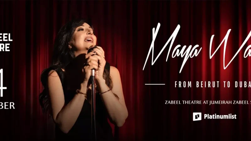 Maya Waked from Beirut to Dubai at Zabeel Theatre, Dubai