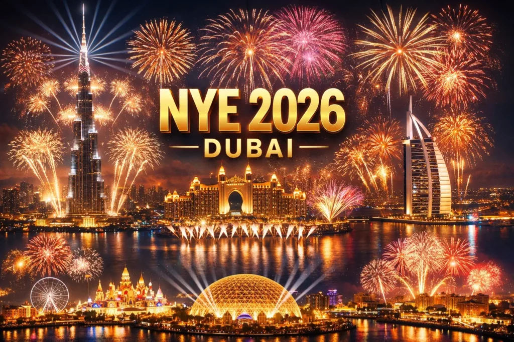 NYE 2026 Fireworks in Dubai