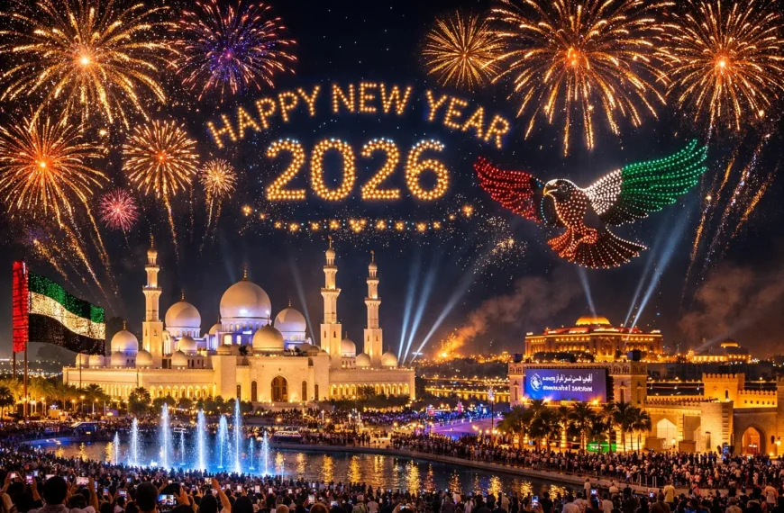 New Year’s Eve 2026 Watch Fireworks & Drone Show at Sheikh Zayed Festival in Abu Dhabi